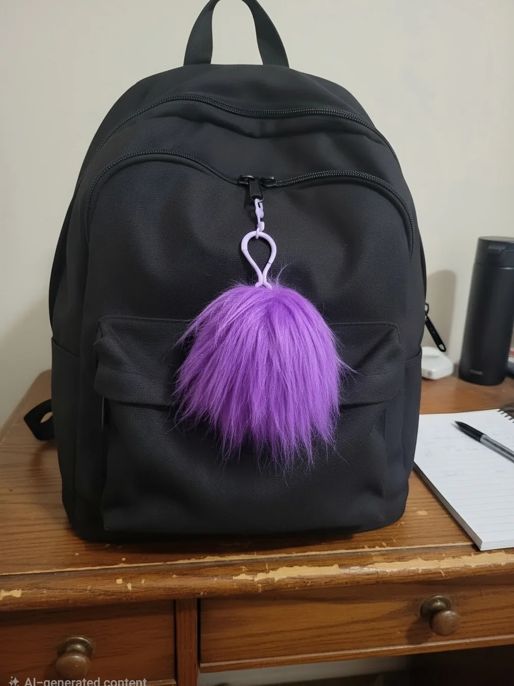 DreamWorks Trolls Band Together Branch  Rainbow Pom Poms Keychain